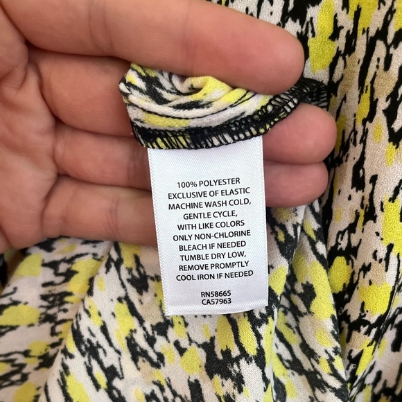 Halogen Black Pink Paint Texture Dress from Nordstrom, SZ S NWT - Picture 8 of 8